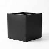 Galvanised Steel Black Cube Metal Planter 50cm x 50cm