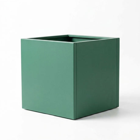 Galvanised Steel Cube Metal Planter 50x50x50cm