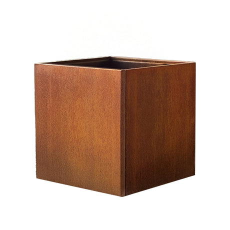 Galvanised Steel Cube Metal Planter 50x50x50cm