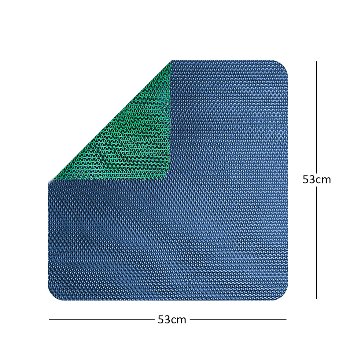 Reversible Dual-Colour Shower Mat - Square Shower