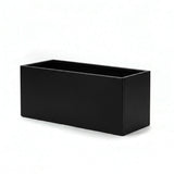 Galvanised Steel Black Trough Metal Planter - 80cm x 30cm