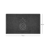 "Funny Pineapple" Grey Spaghetti Door Mat