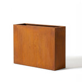 Galvanised Steel Trough Metal Planter 90cm x 82cm - Pre-Rusted