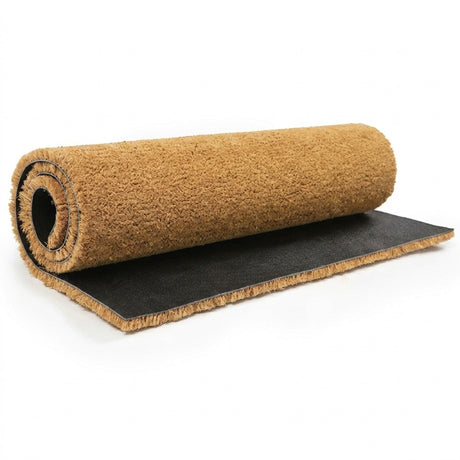 Natural Coconut Coir Entrance Matting - 1m and 2m Wide Rolls