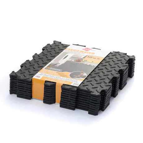 Alpha Tile Interlocking Recycled Rubber Floor Tile 30cm x 30cm