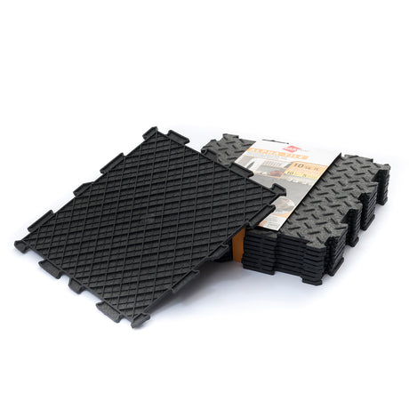 Alpha Tile Interlocking Recycled Rubber Floor Tile 30cm x 30cm
