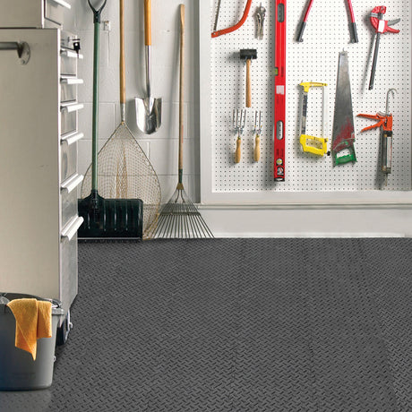 Alpha Tile Interlocking Recycled Rubber Floor Tile 30cm x 30cm