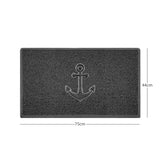 "Anchors Away" Grey Spaghetti Door Mat