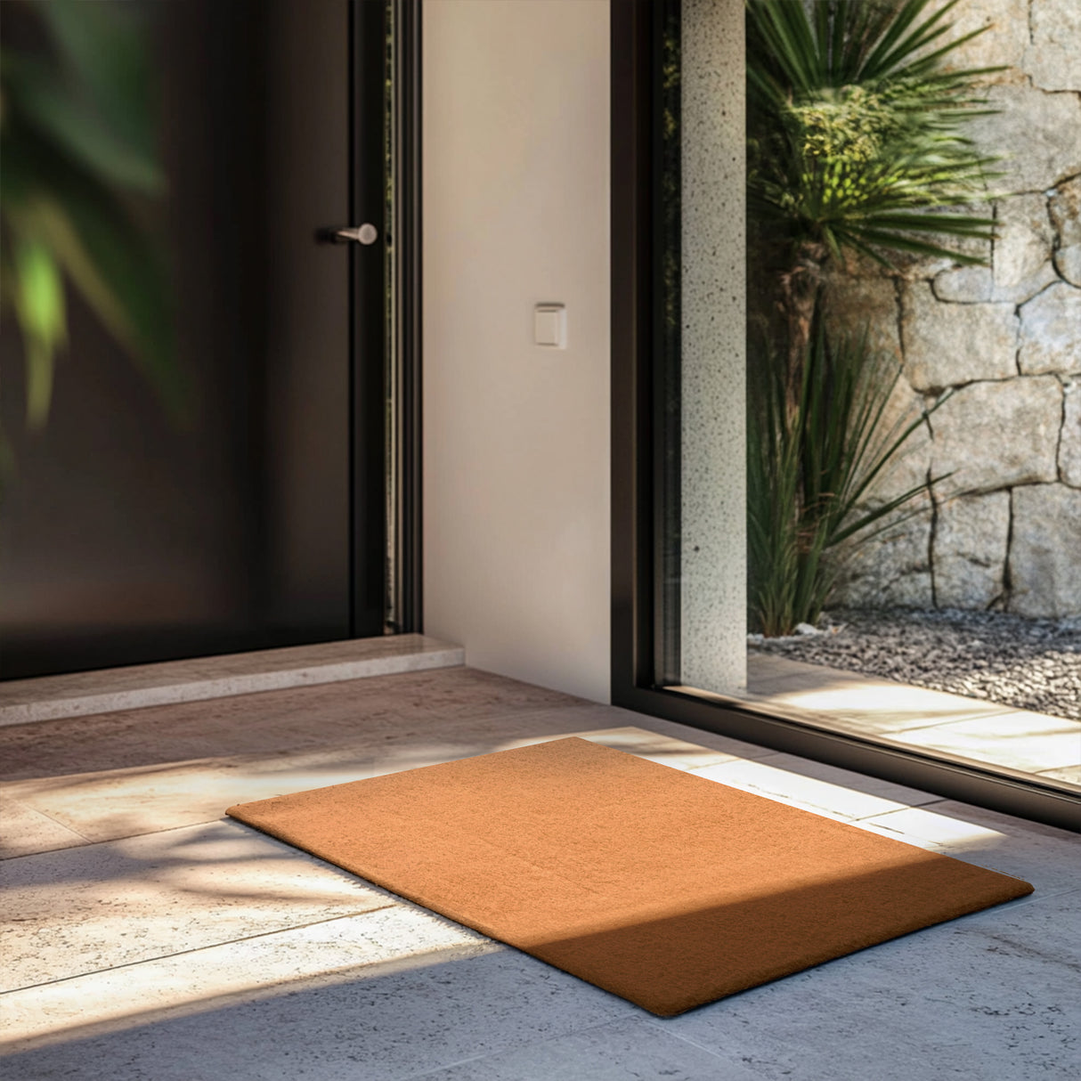 Coir Non-Shed Synthetic Doormat