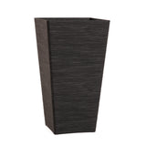 Avondale Black Seagrass Recycled Rubber Plant Pot