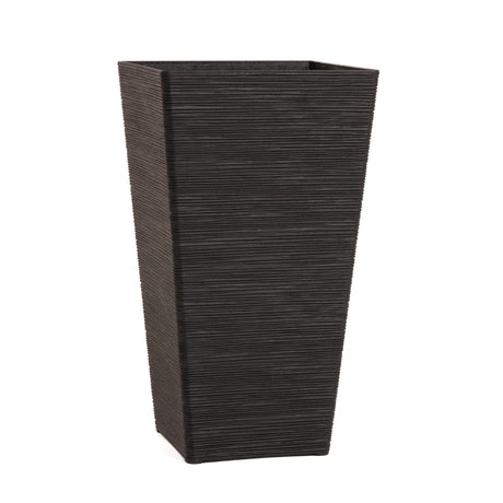 Avondale Black Seagrass Recycled Rubber Plant Pot