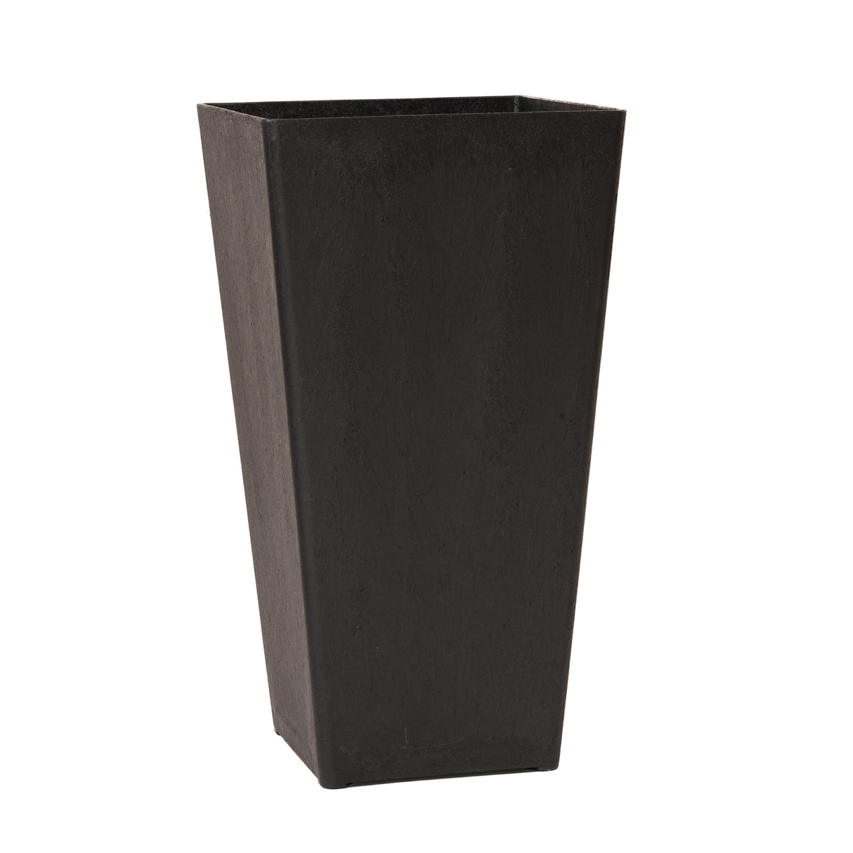 Avondale Black Smooth Recycled Rubber Plant Pot
