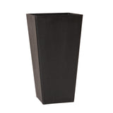 Avondale Black Smooth Recycled Rubber Plant Pot