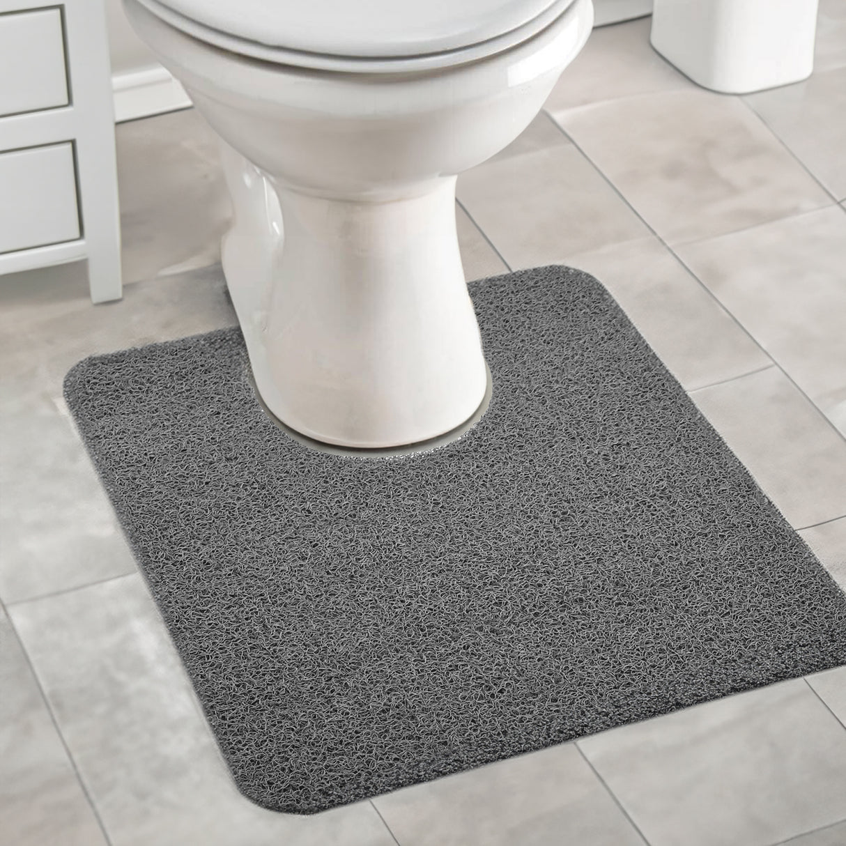 Bath Mat and Pedestal Set