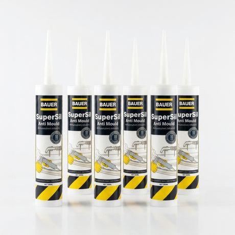 Bauer Supersil Anti-Mould Silicone Sealant 280ml