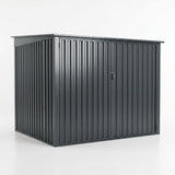 Metal Bicycle Storage Shed for Up to 4 Bikes