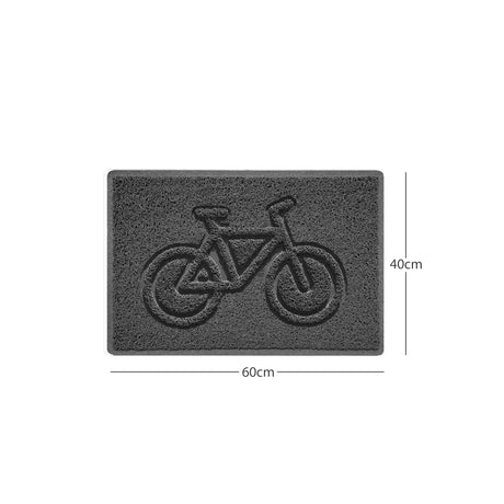 "Cycle" Grey Spaghetti Doormat