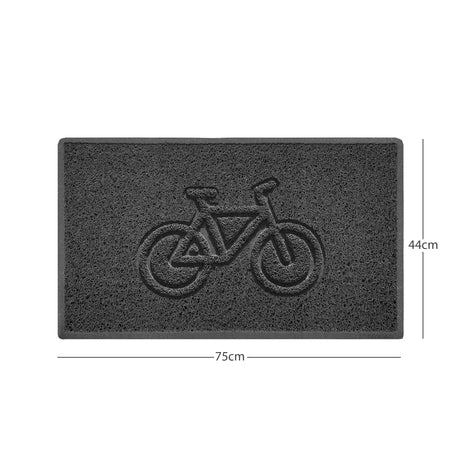 "Cycle" Grey Spaghetti Doormat