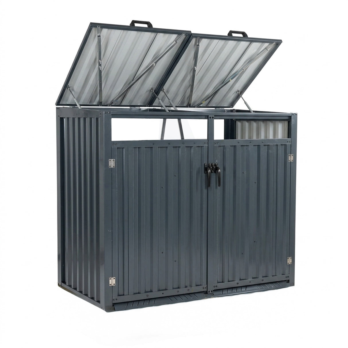 Outdoor Metal Garbage Bin Shed