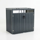 Outdoor Metal Garbage Bin Shed