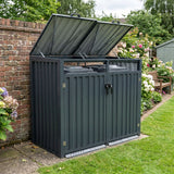 Outdoor Metal Garbage Bin Shed