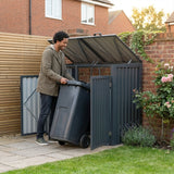 Outdoor Metal Garbage Bin Shed
