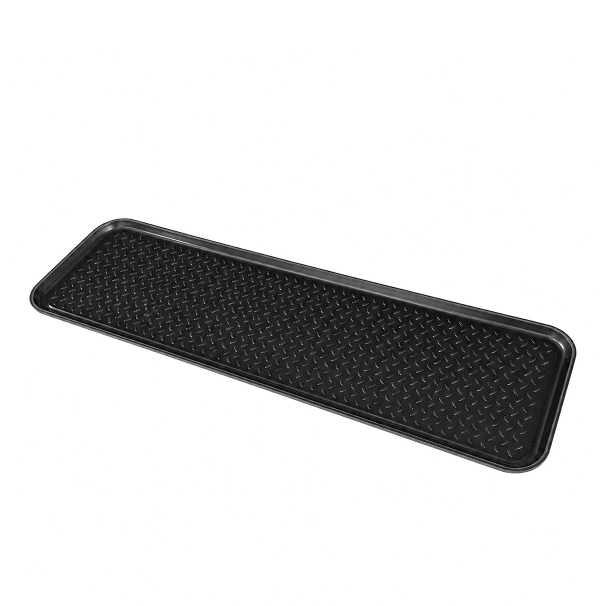 Shoes, Boots & Wellies Tray - Plain Black - Soft Rubber