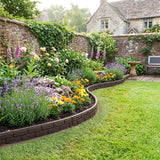 Recycled Rubber Lawn Edging Ultra Curve Bricks Border