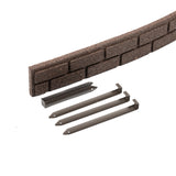 Recycled Rubber Lawn Edging Ultra Curve Bricks Border