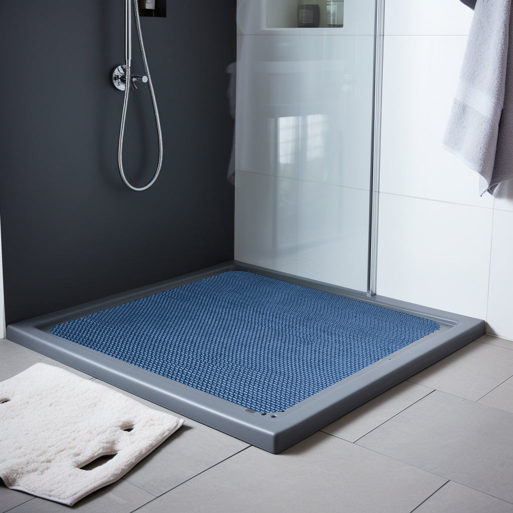 Nicoman Reversible Dual-Colour PVC Shower Bathroom Anti slip Mat