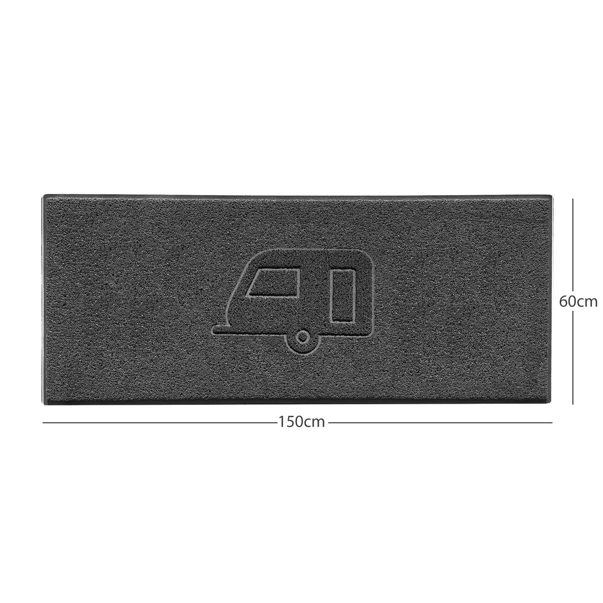 "Caravan" Grey Spaghetti Door Mat