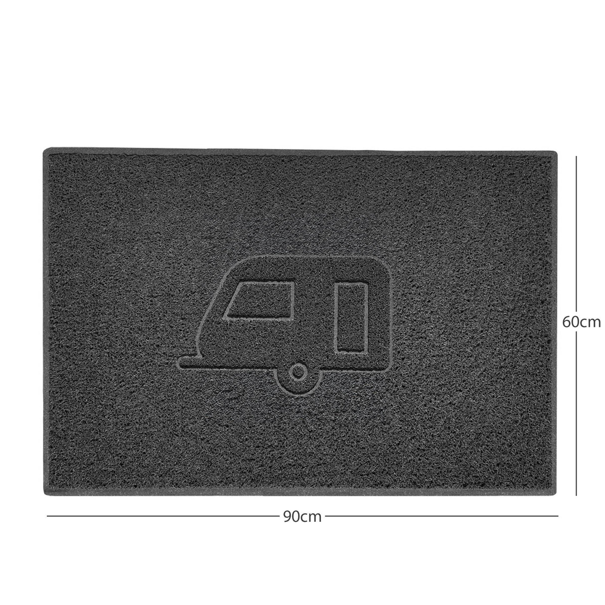 "Caravan" Grey Spaghetti Door Mat