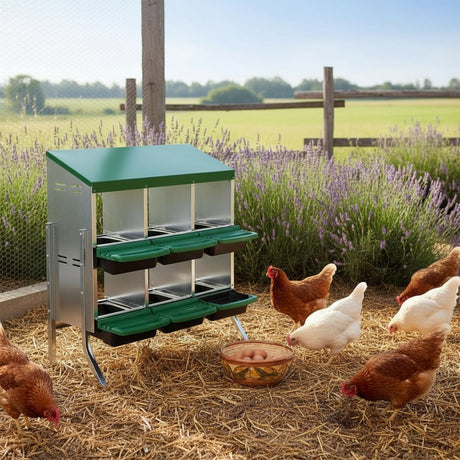 Metal Chicken Nest Box – Sturdy, Hygienic & Organised