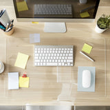 clear desk mat