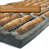 Rubber and Coir Scraper Door Mat 75cm X 45cm