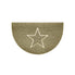 Star Embossed Halfmoon Indoor/Sheltered Outdoor Spaghetti Doormat