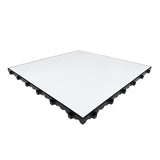 White Portable Modular Floor Kit 46cm x 46cm