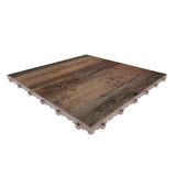 Portable Modular Wooden Effect Floor Kit - Large Tile 46cm x 46cm