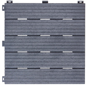 Cosmo Light Grey Decking Tile Front