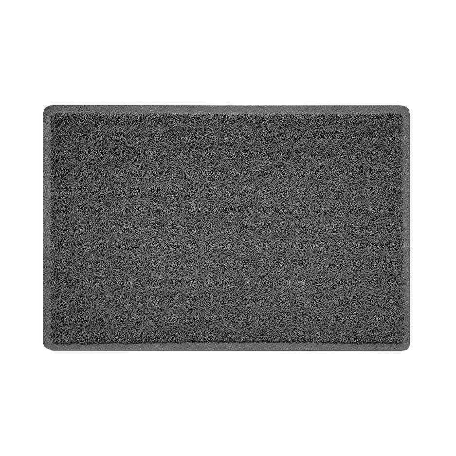 Indoor Spaghetti Doormat Plain  - Dark Grey