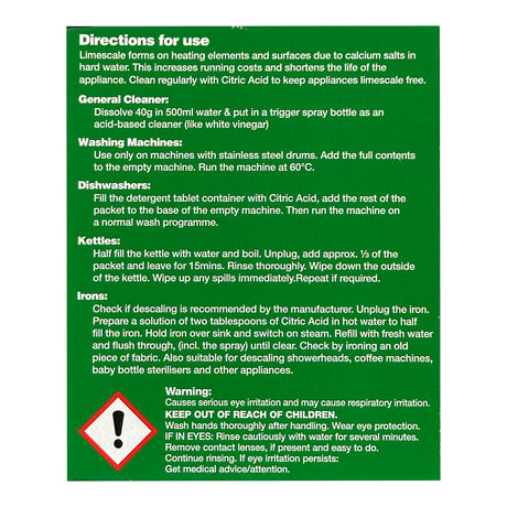 Dri-Pak Citric Acid 250g