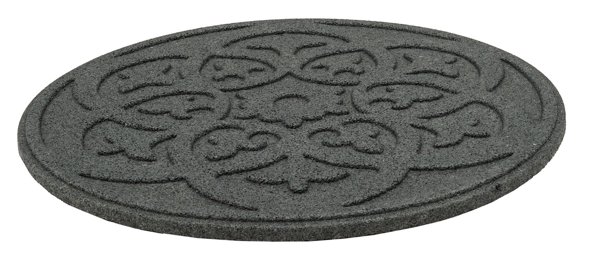 Eco-Friendly Garden Stepping Stones - Scroll - Grey