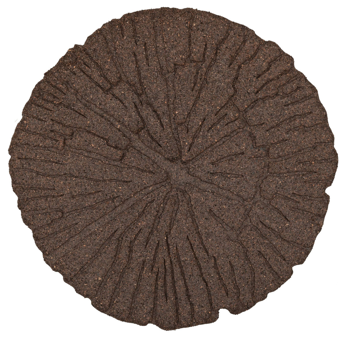 Eco-Friendly Garden Stepping Stones - Cracked Log Brown