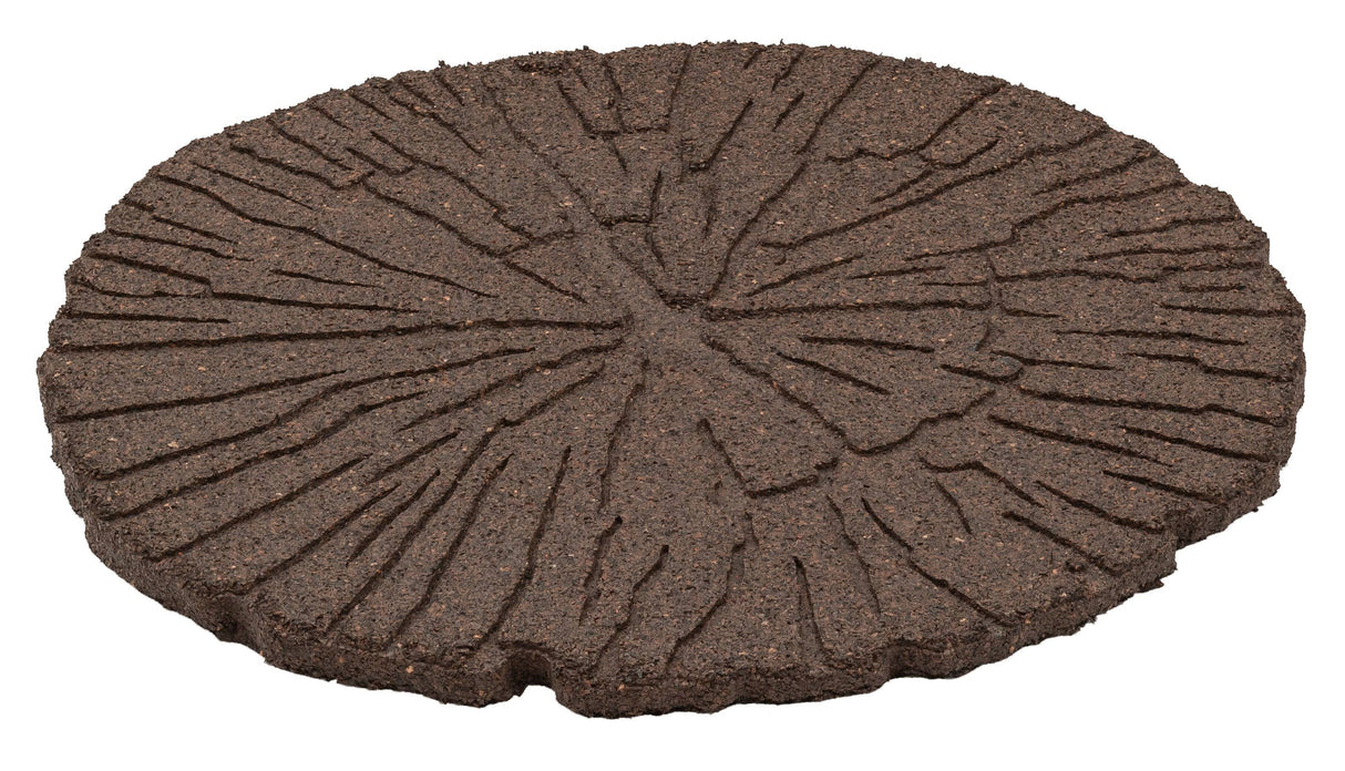 Eco-Friendly Garden Stepping Stones - Cracked Log Brown