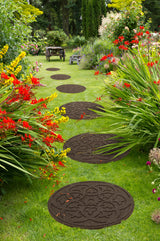 Eco-Friendly Garden Stepping Stones - Scroll