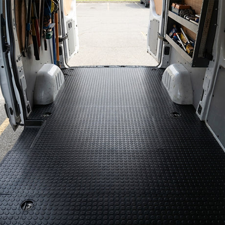 Nicoman Non-Slip Recycled Rubber Flooring Rolls - Coin Pattern