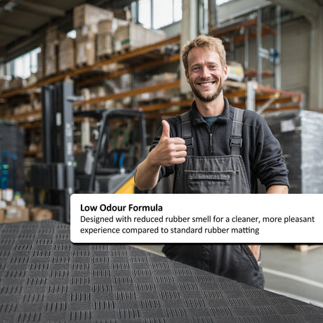 Nicoman Non-Slip Recycled Rubber Flooring Rolls