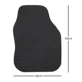 Eco Friendly Universal Car Mat - 4pc Full Set