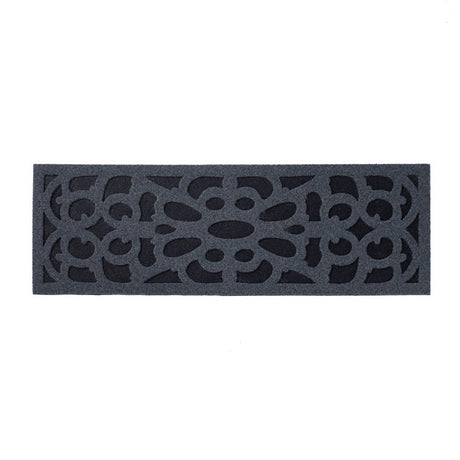 Victorian Style Eco-Friendly Rubber Step Mat - Grey