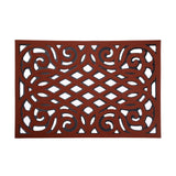 Victorian Style Eco Outdoor Door Mat - Terracotta